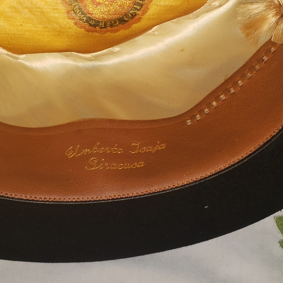 Vintage BORSALINO Zenit black fedora Italy - Picture 5 of 7